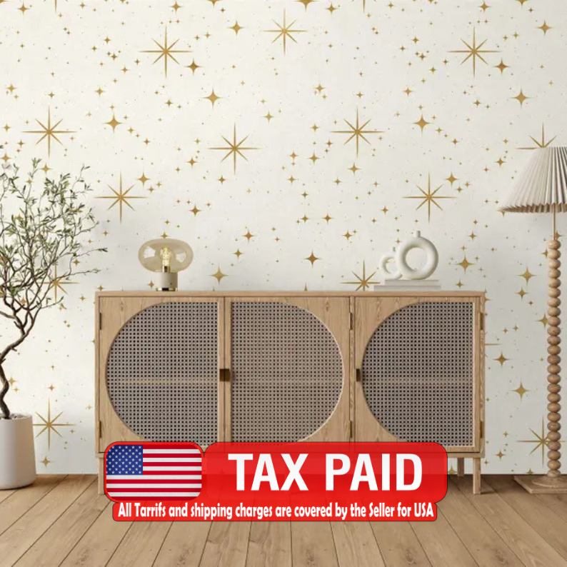 Starry Night Peel and Stick Wallpaper Mural, Elegant Sky Pattern