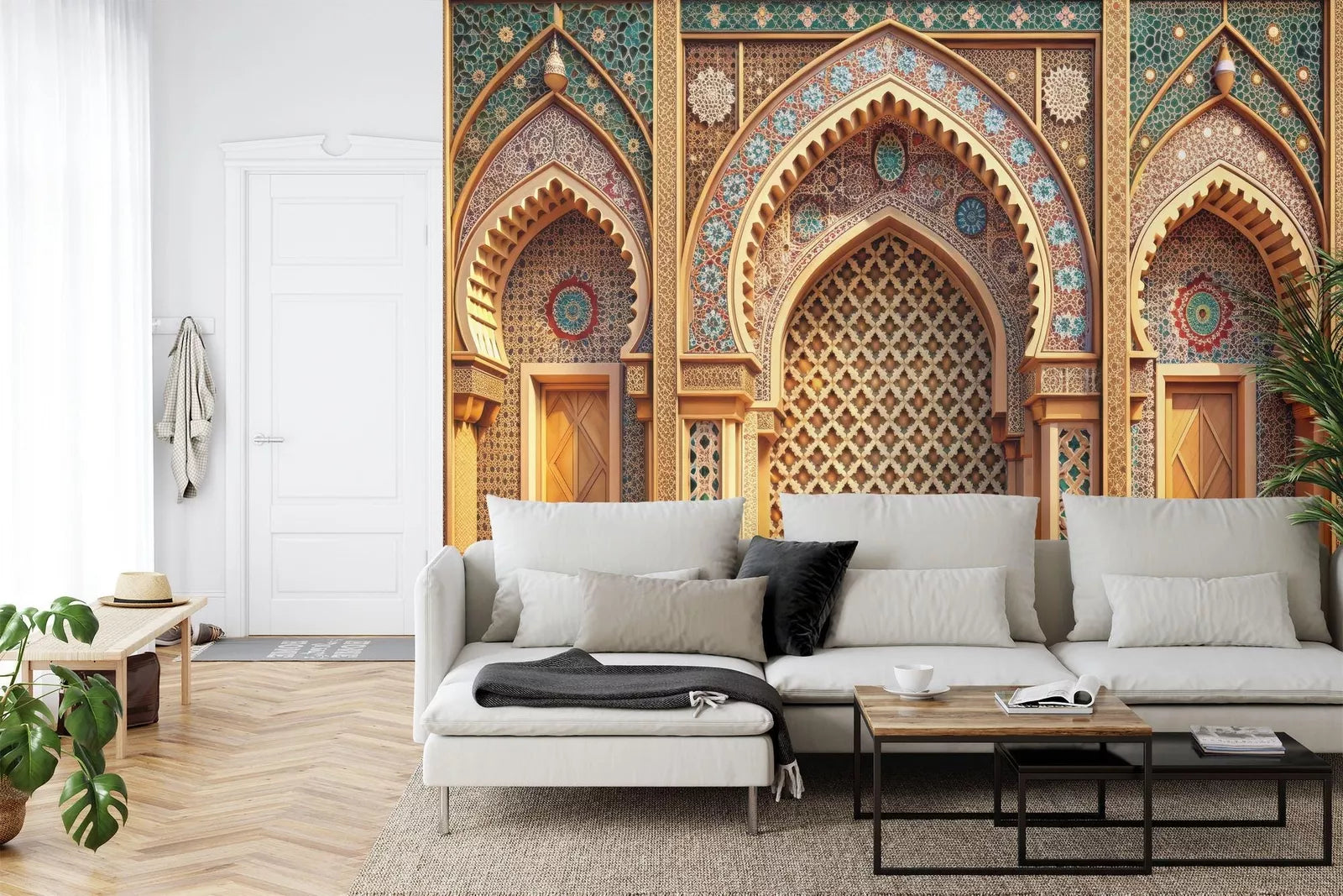 Decorative Islamic arches wall art inspired by Arabian Nights architecture