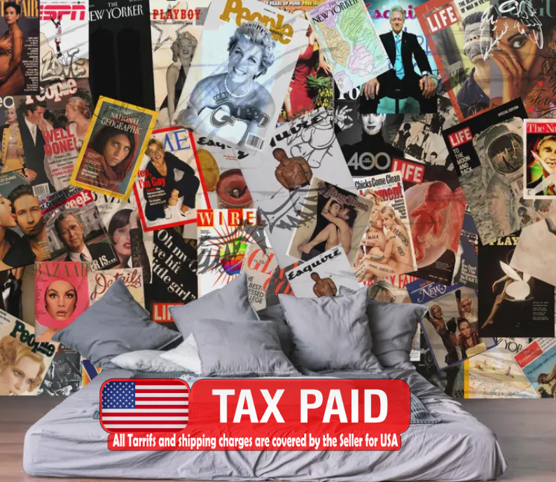 Iconic Magazine Covers Room Decor