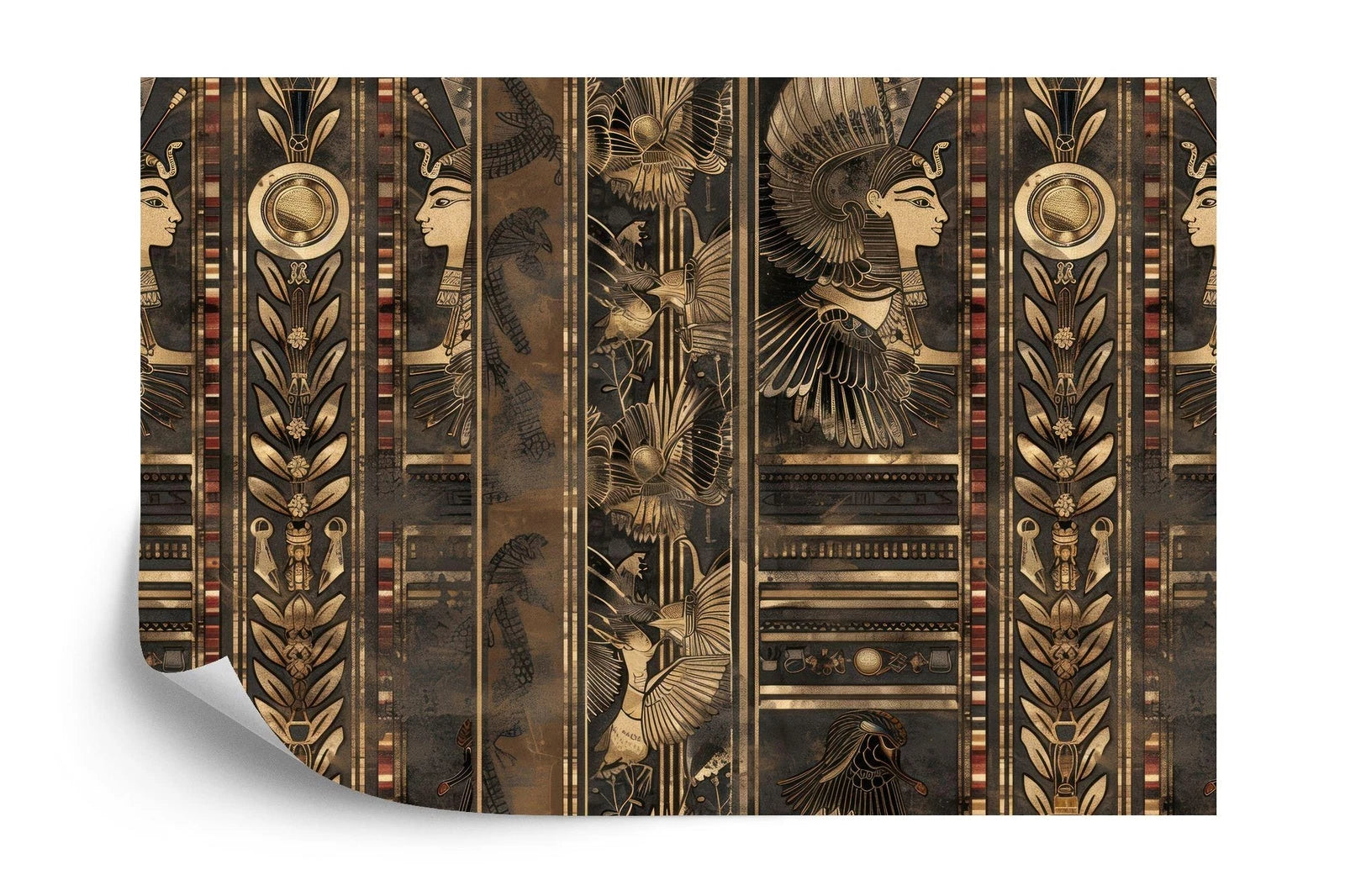 Ancient Egyptian Wall Art Pharaonic AI-Generated Wall