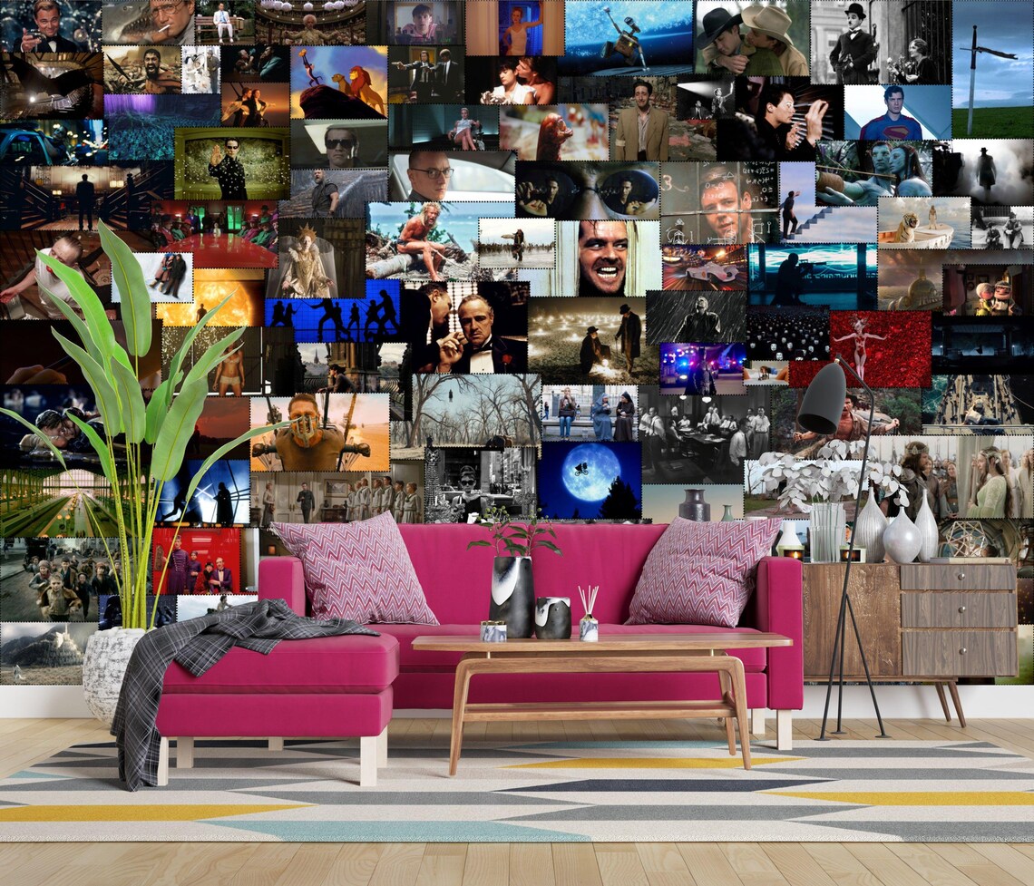 Hollywood Movie Scene Wallpaper Mural