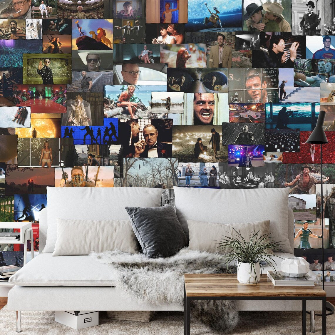 Hollywood Movie Scene Wallpaper Mural