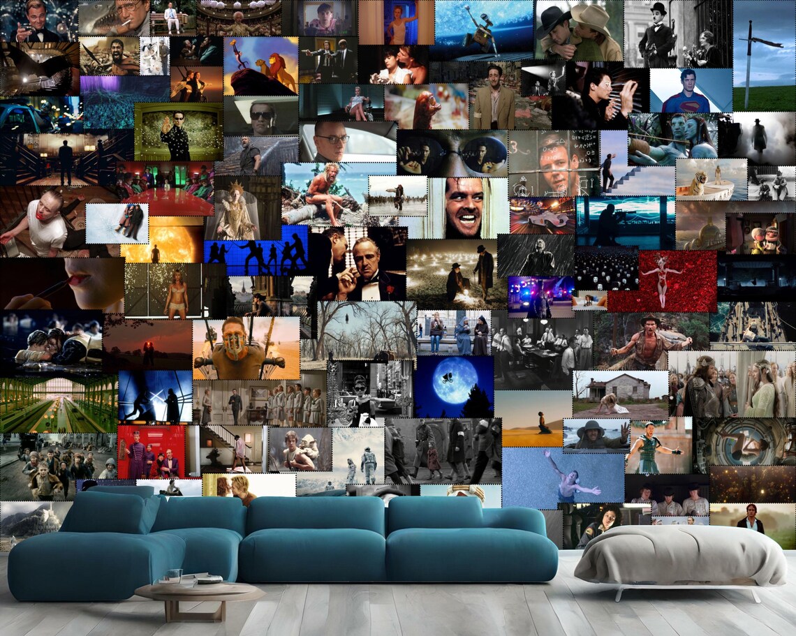 Hollywood Movie Scene Wallpaper Mural