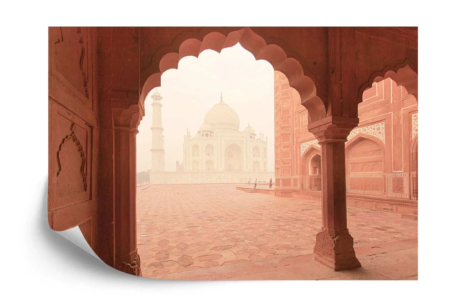 Taj Mahal Sunrise View Wallpaper Mural