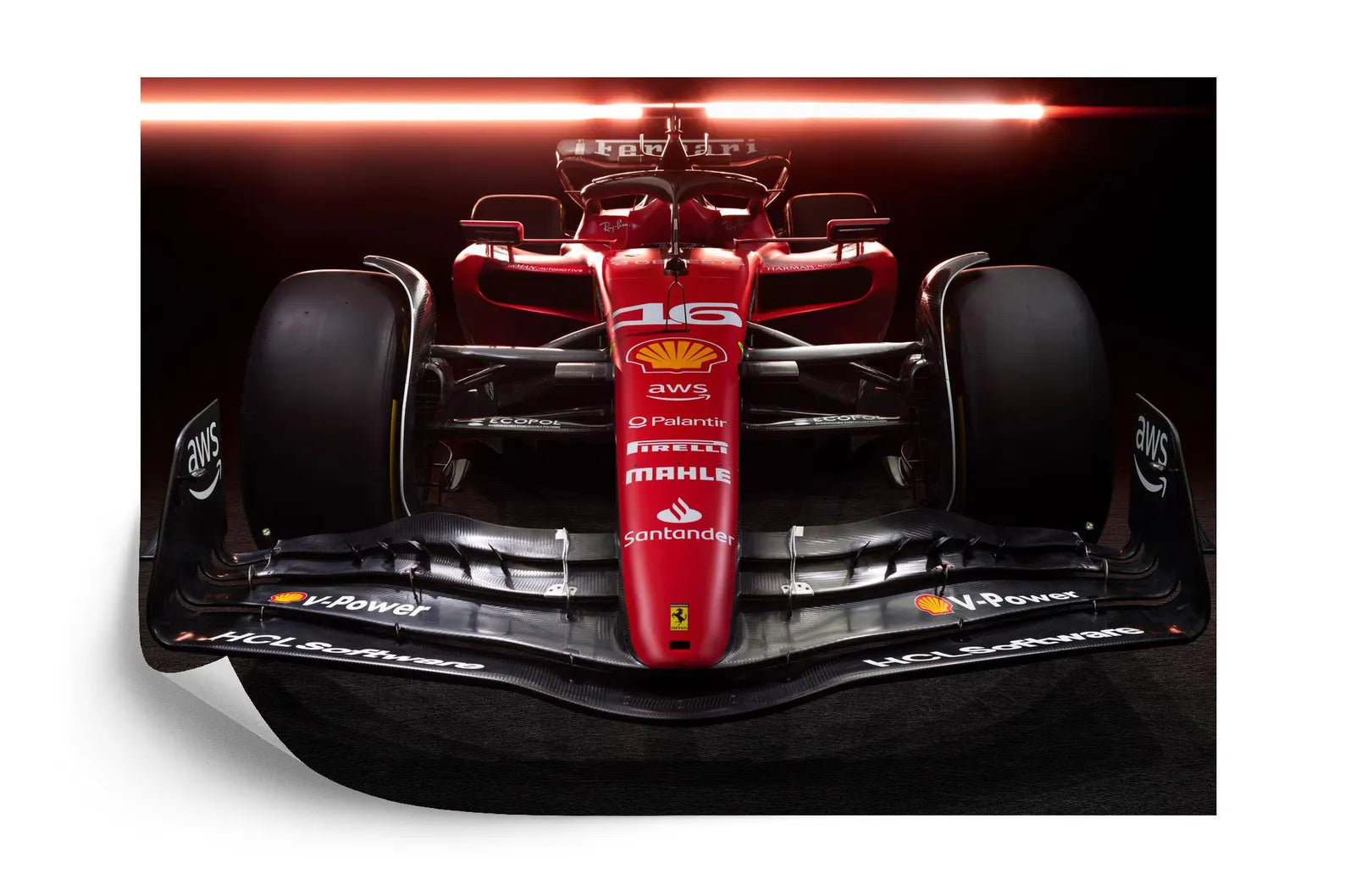 Formula 1 Car Race Wall Mural Teen Boys Room Decor