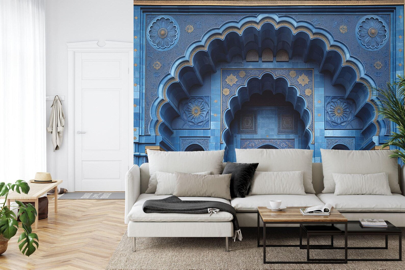 Islamic Arches Wall Decal, Arabian Nights Mural Art Print