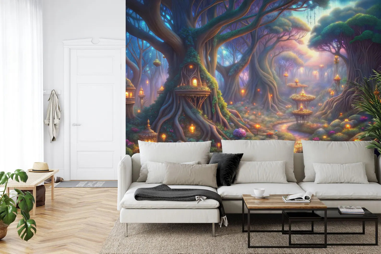 Enchanted Forest Wallpaper Mural Art Print