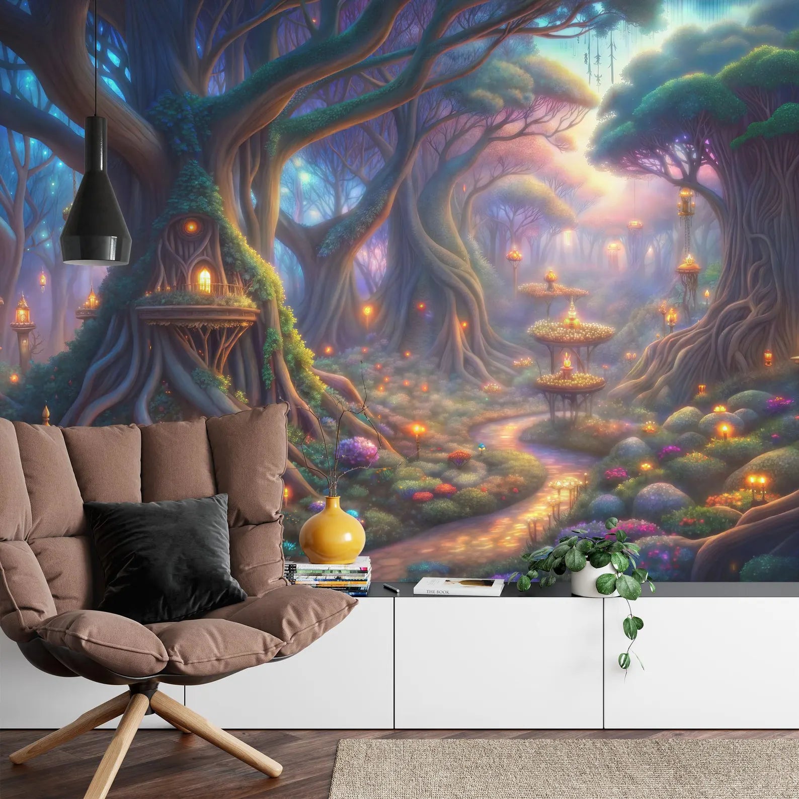 Enchanted Forest Wallpaper Mural Art Print