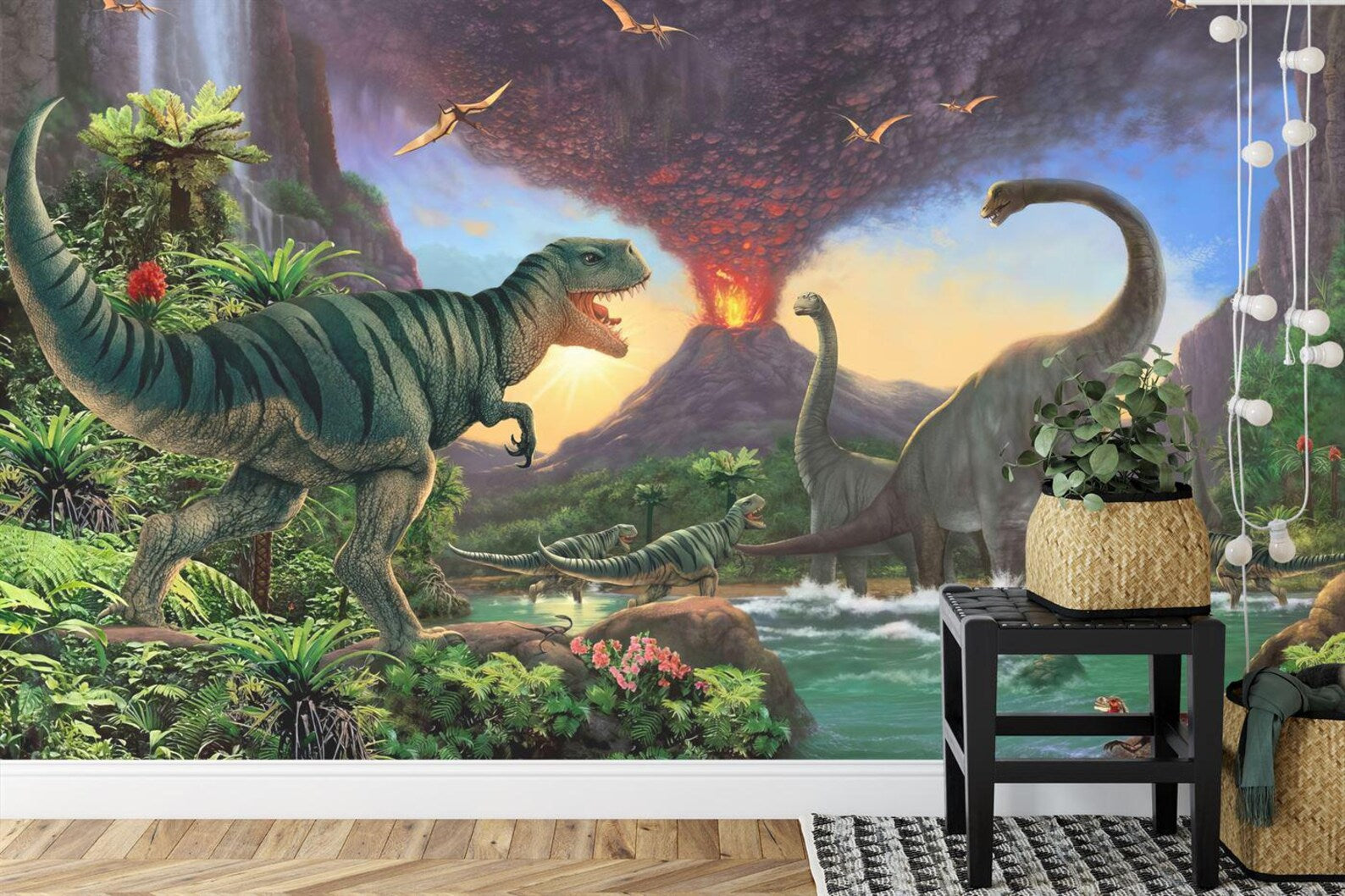 Dinosaur Nursery Wallpaper Mural Gift