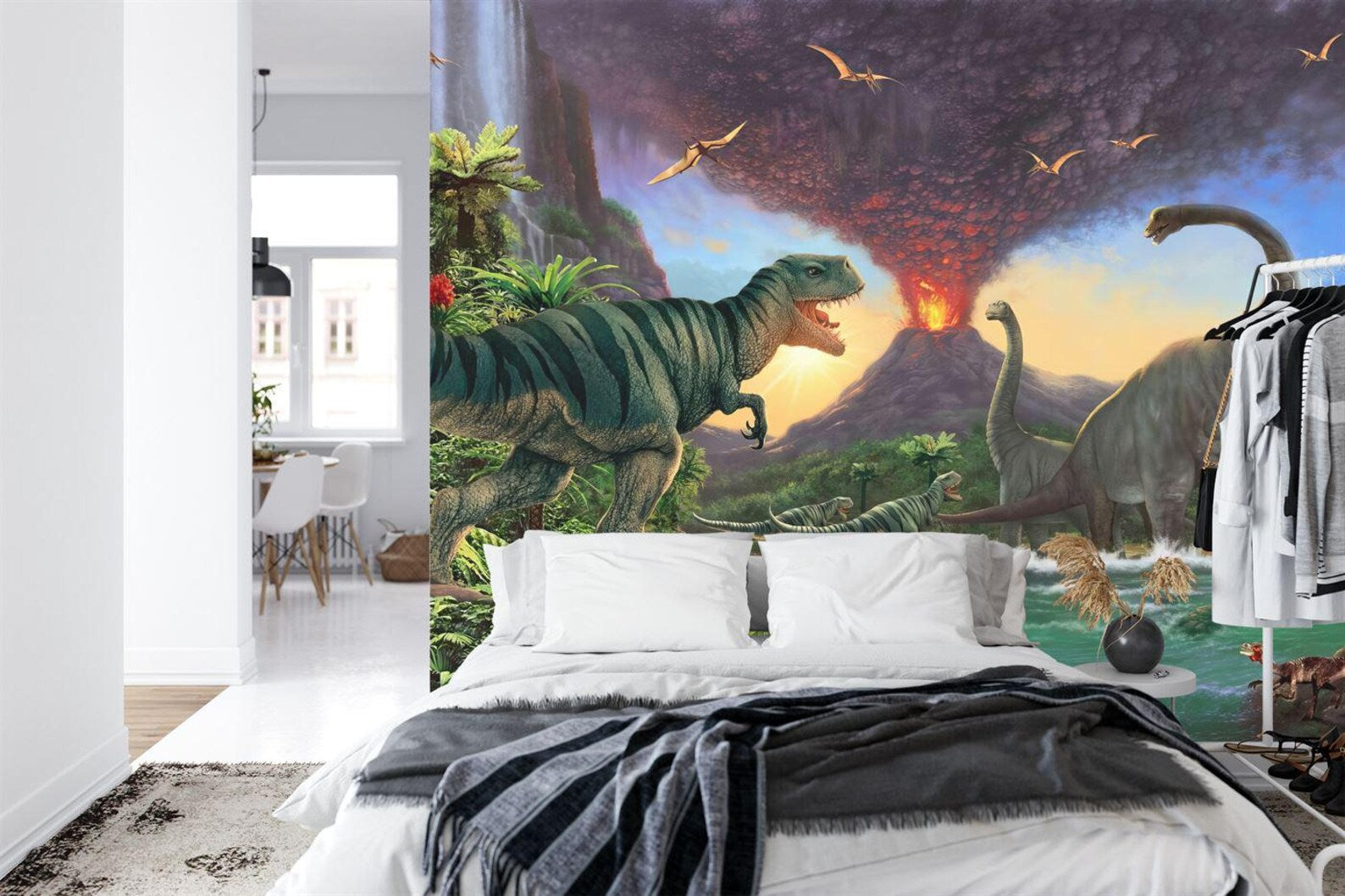 Dinosaur Nursery Wallpaper Mural Gift