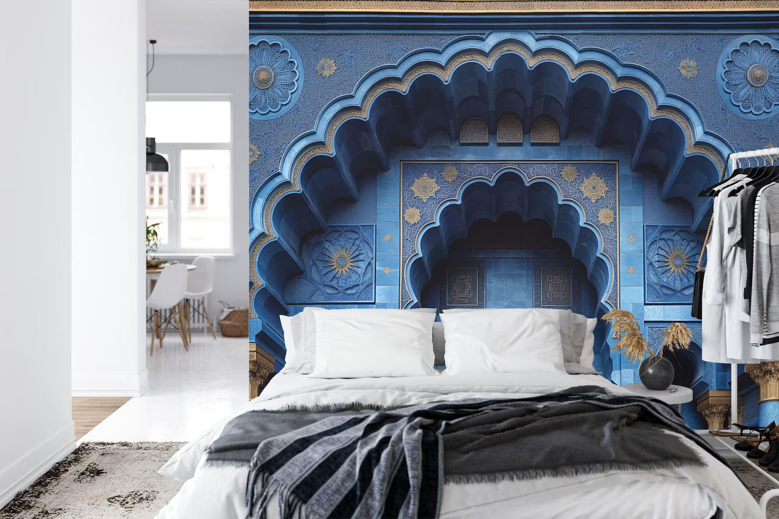 Islamic Arches Wall Decal, Arabian Nights Mural Art Print