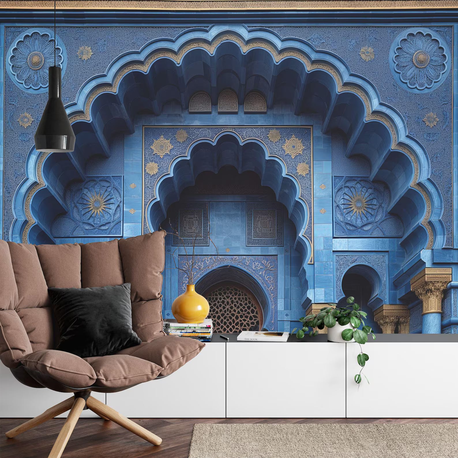 Islamic Arches Wall Decal, Arabian Nights Mural Art Print
