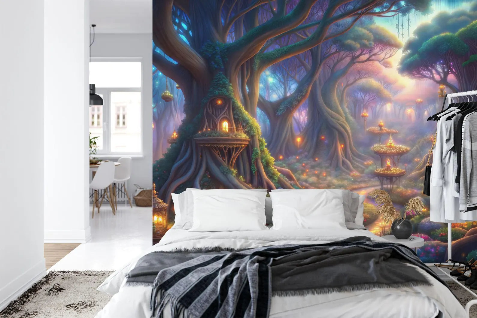 Enchanted Forest Wallpaper Mural Art Print