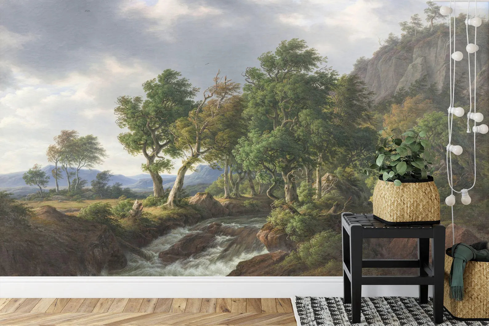Classic Landscape Painting Mural Art Print