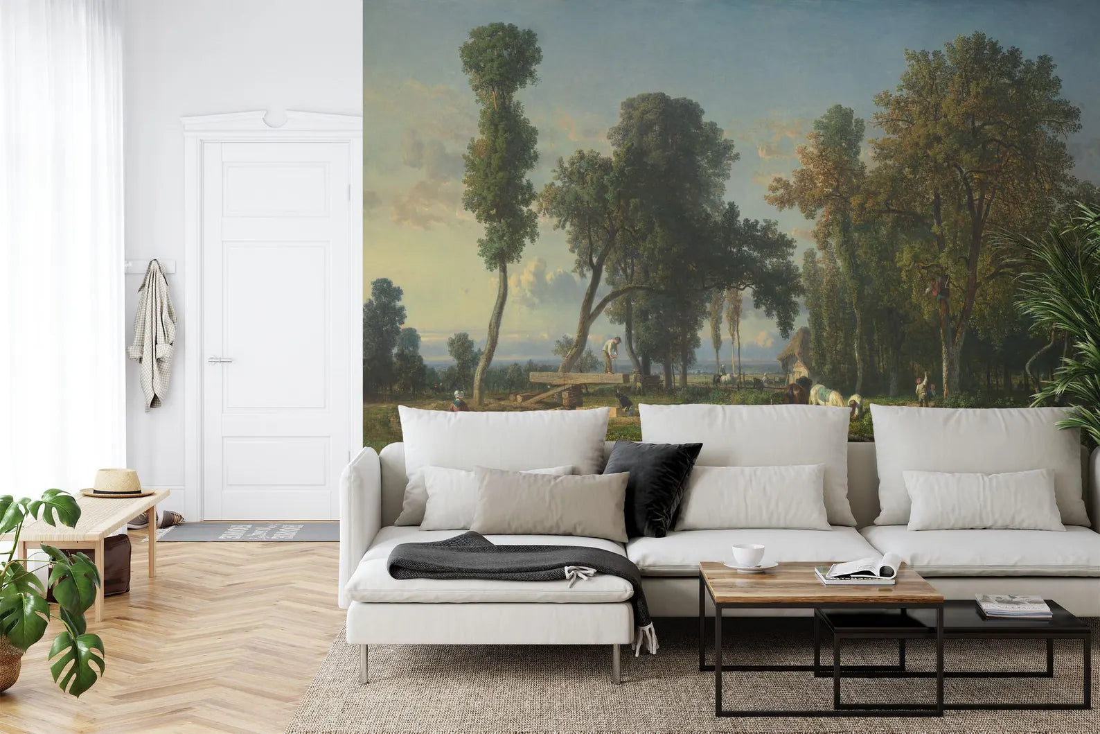 Pastoral Landscape Mural Gift, Art Print