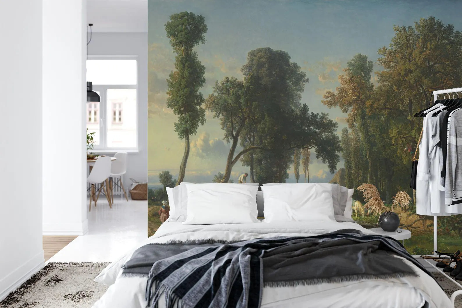 Pastoral Landscape Mural Gift, Art Print