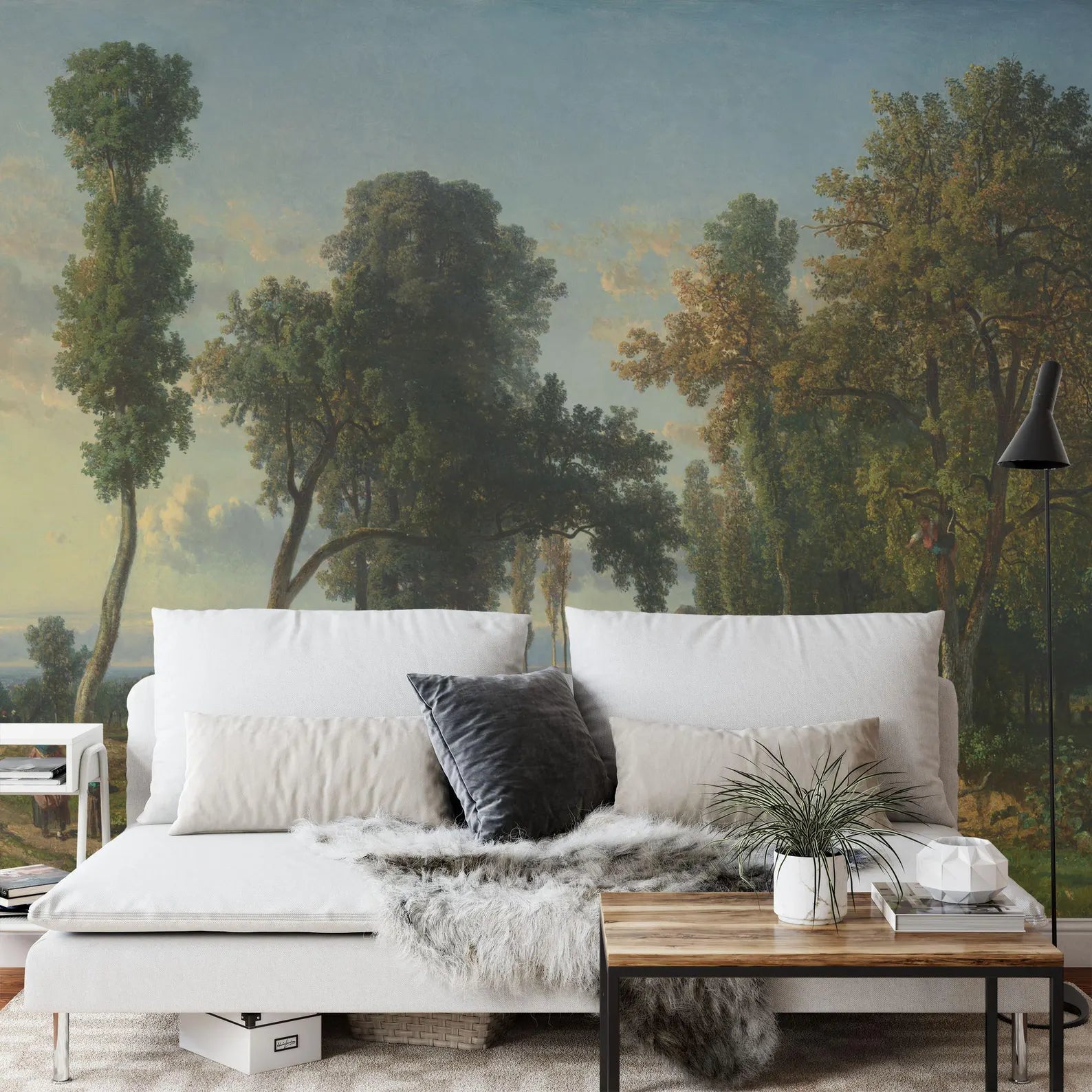 Pastoral Landscape Mural Gift, Art Print