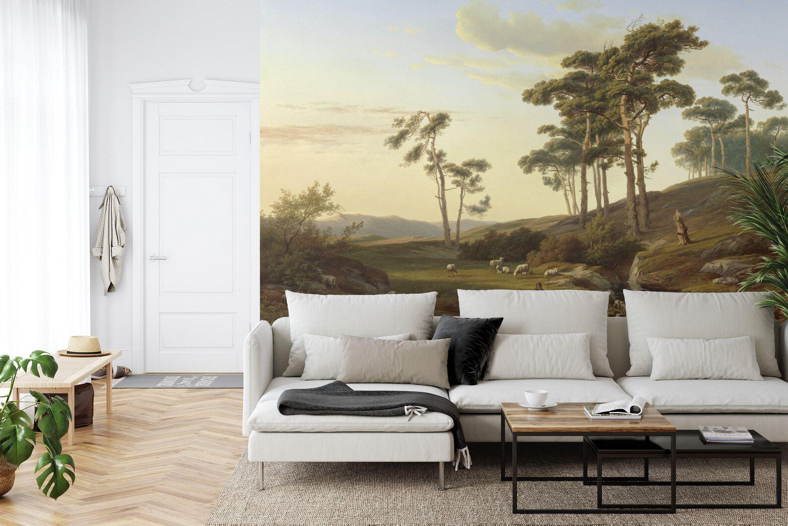 Classic Landscape Painting Mural Art Print