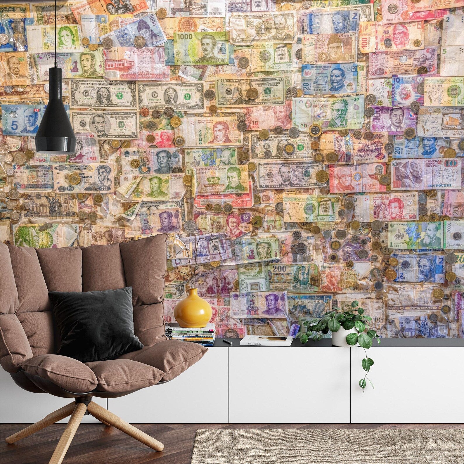Money Currency Wallpaper Mural Art Print