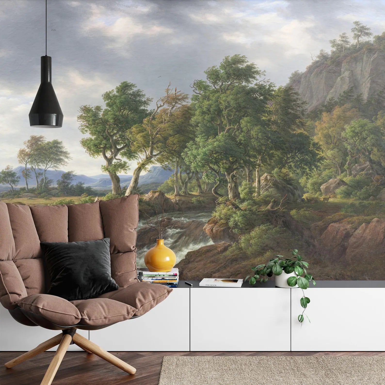 Classic Landscape Painting Mural Art Print