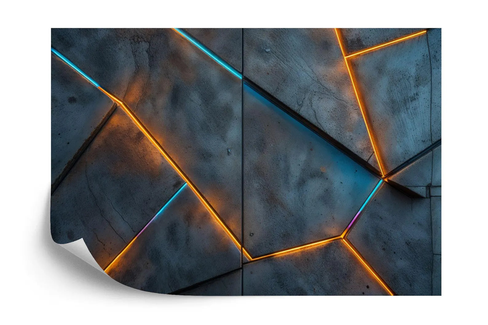 Geometric Concrete Texture Wall Mural Gift