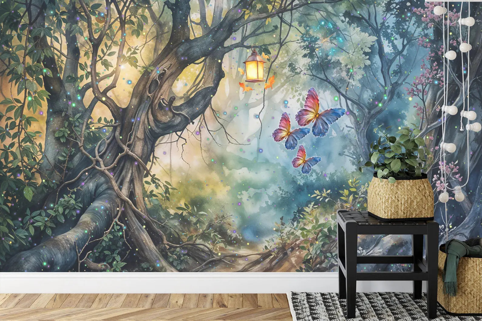 Enchanted Forest Wallpaper Mural Art Print