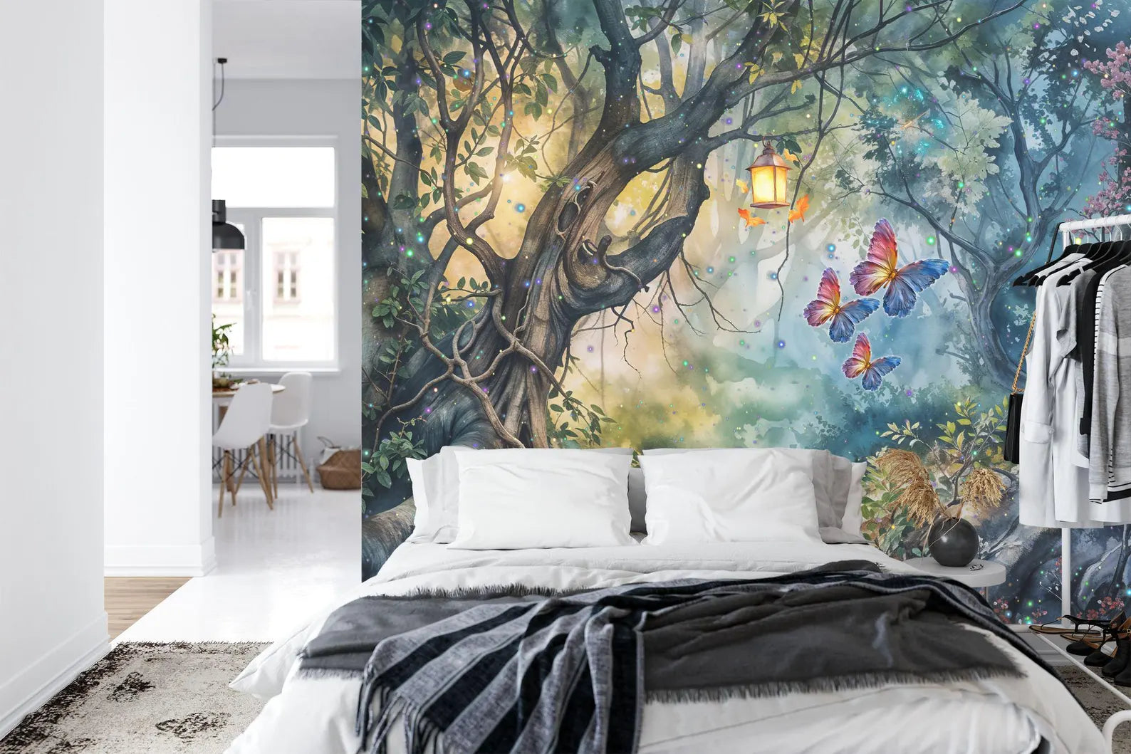 Enchanted Forest Wallpaper Mural Art Print