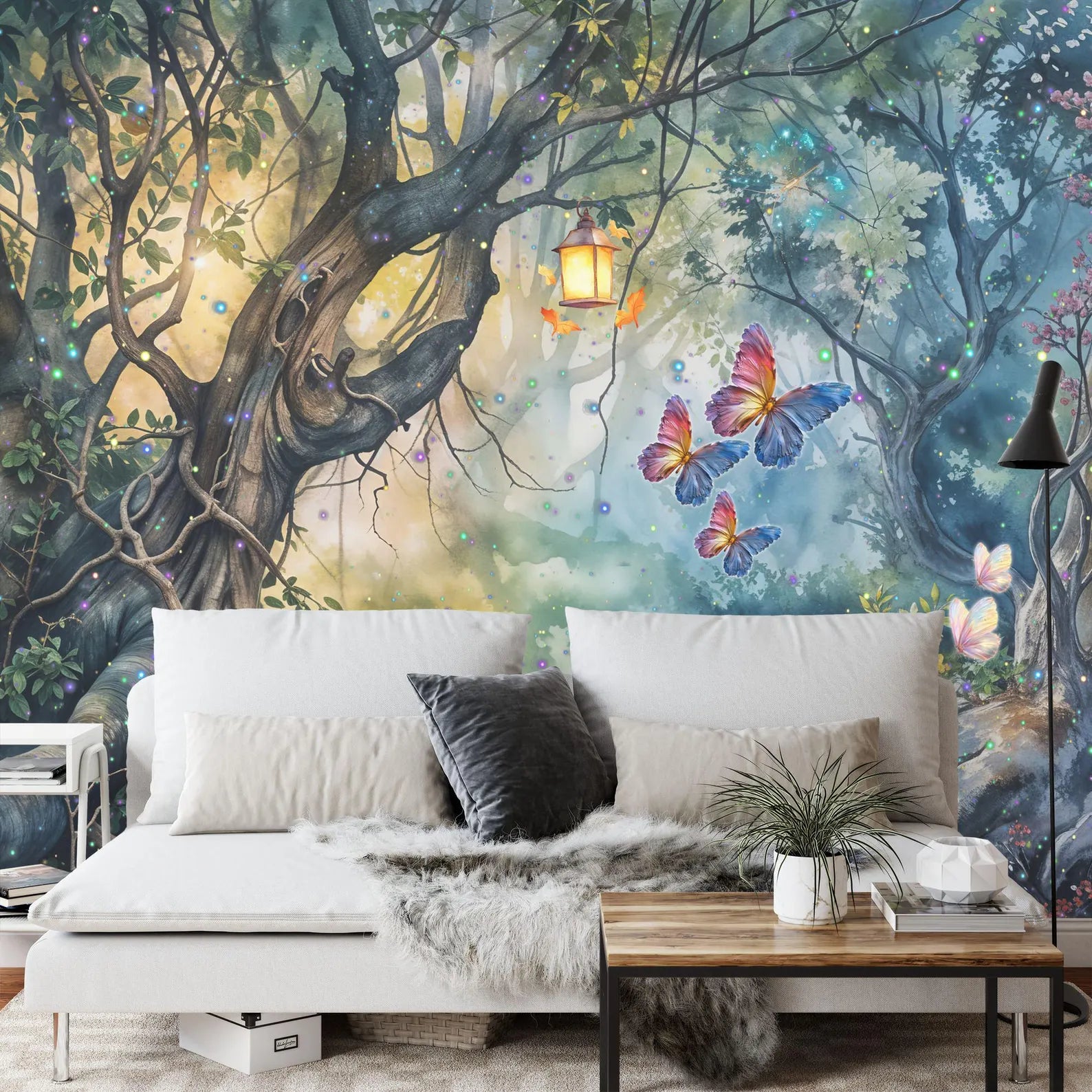 Enchanted Forest Wallpaper Mural Art Print