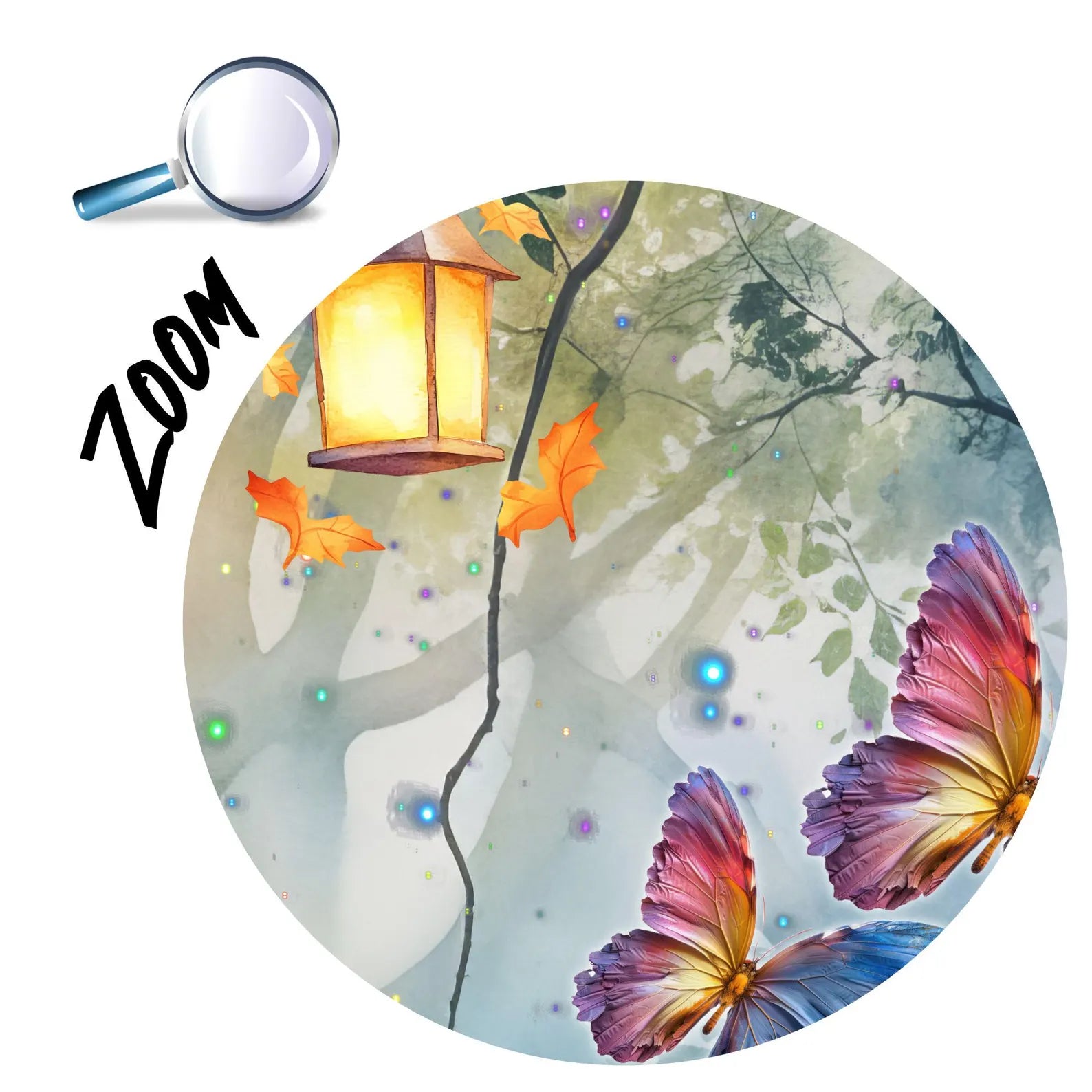 Enchanted Forest Wallpaper Mural Art Print