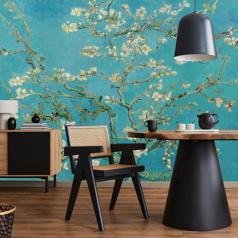 Van Gogh Almond Blossoms Wallpaper Mural, Easy-Install
