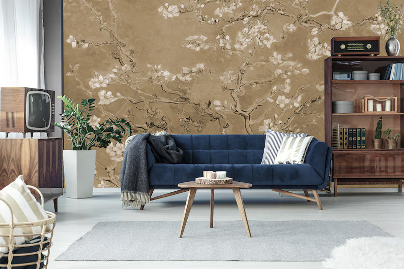 Van Gogh Almond Blossoms Wallpaper Mural Gift