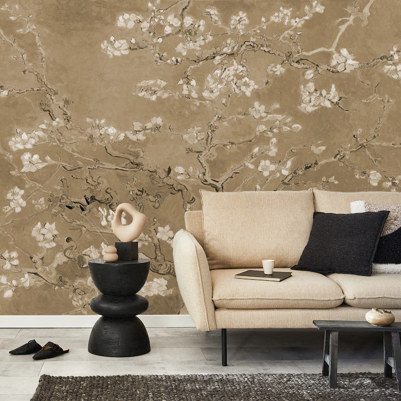Van Gogh Almond Blossoms Wallpaper Mural Gift