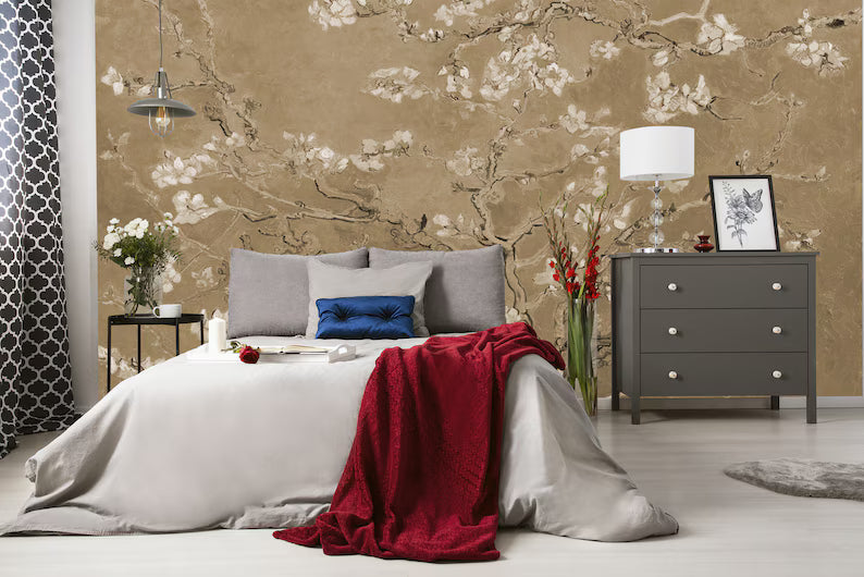 Van Gogh Almond Blossoms Wallpaper Mural Gift