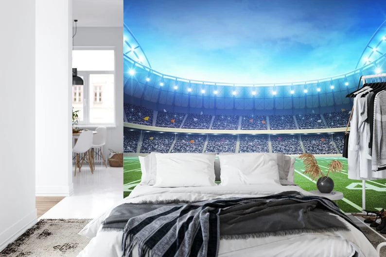 American Football Stadium Wallpaper Mural Gift