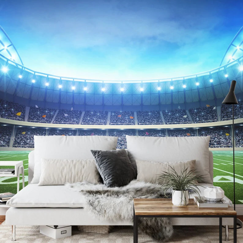 American Football Stadium Wallpaper Mural Gift