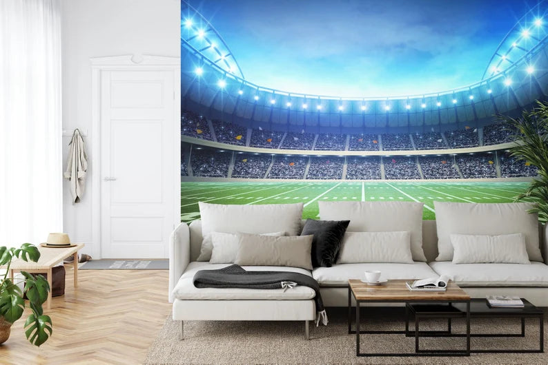 American Football Stadium Wallpaper Mural Gift