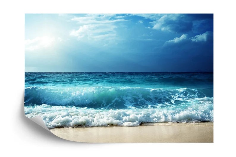 Sea Wave Beach View Wallpaper Mural Art Print
