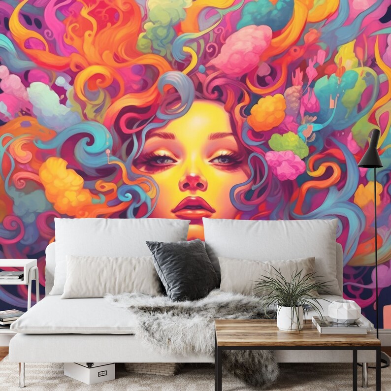 kids room wallpaper mural featuring playful artwork bright colors and smooth design for wall decoration wall decor wall dec