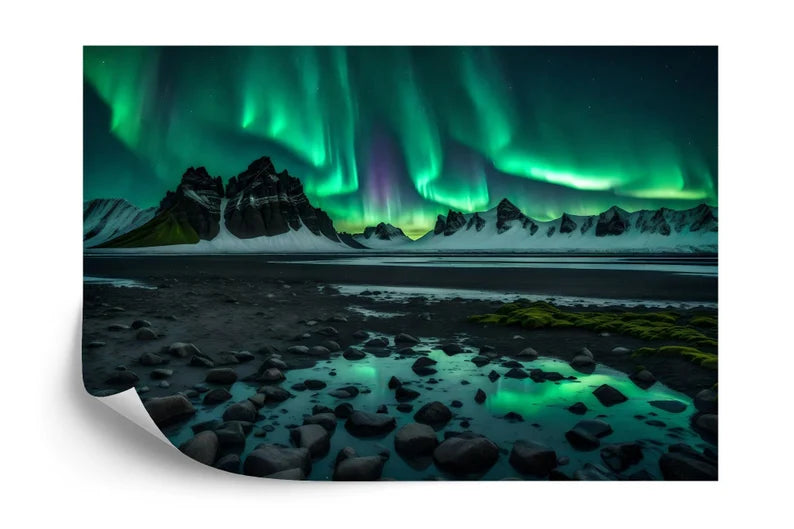 Aurora Borealis Wall Mural Gift, Art Print