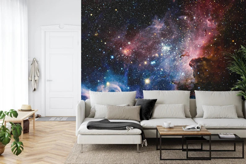 Galaxy Stars Wall Mural Art Print Gift