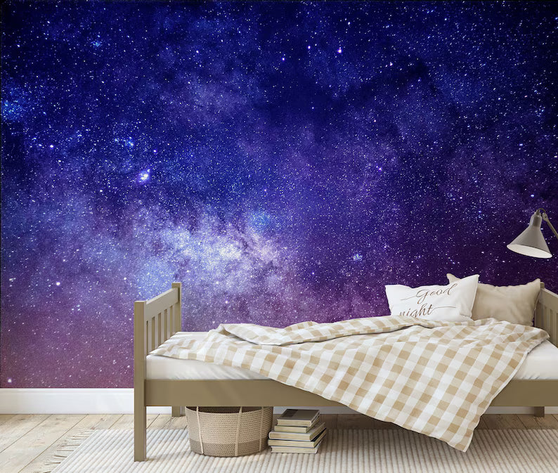 Galaxy Stars Space Mural Gift , Art Print