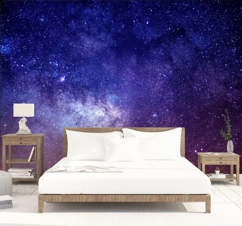 Galaxy Stars Space Mural Gift , Art Print