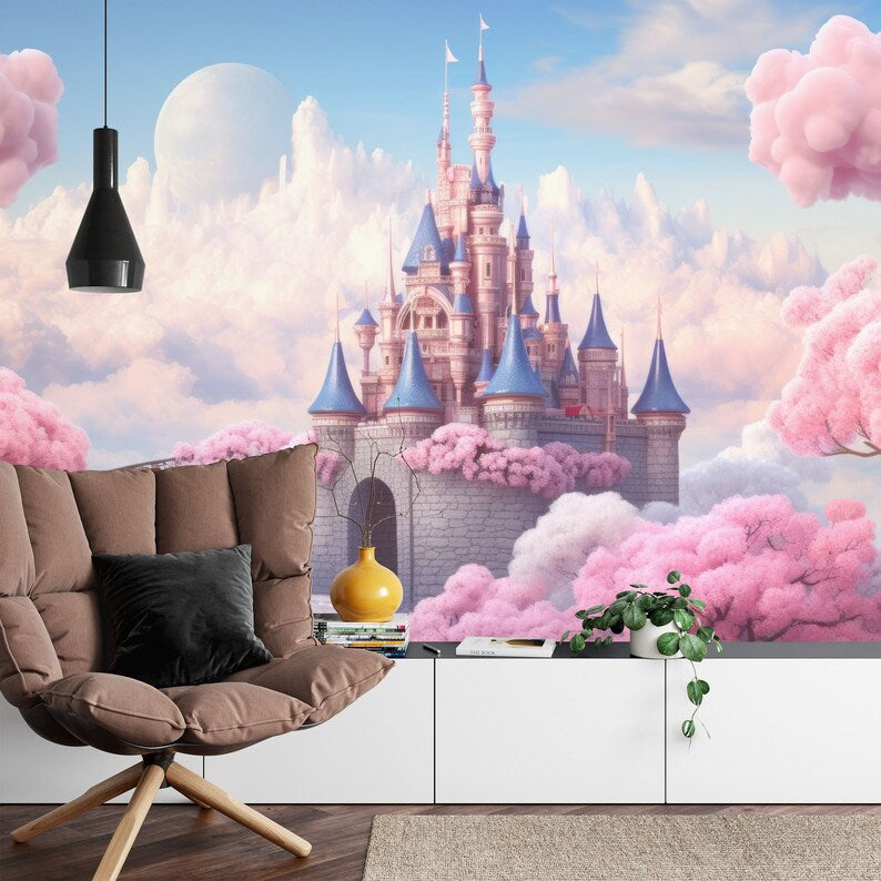 panoramic wall mural wallpaper presenting the complete artwork layout designed for large interior wall spaces wall decor wa