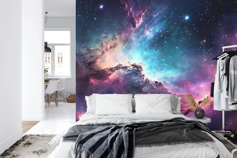 Nebula Galaxy Wallpaper Mural Art Print
