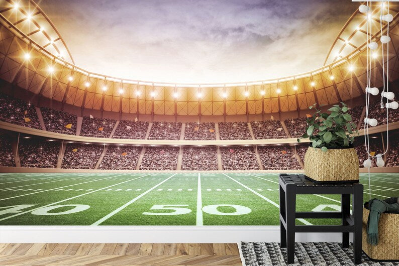 Wallpaper, American Football Stadium Mural
