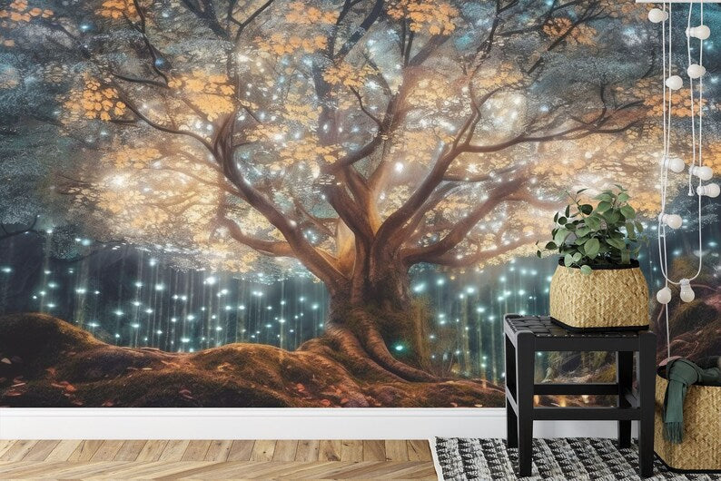 decorative wallpaper mural highlighting artwork details and balanced colors suitable for creative interior wall design wall