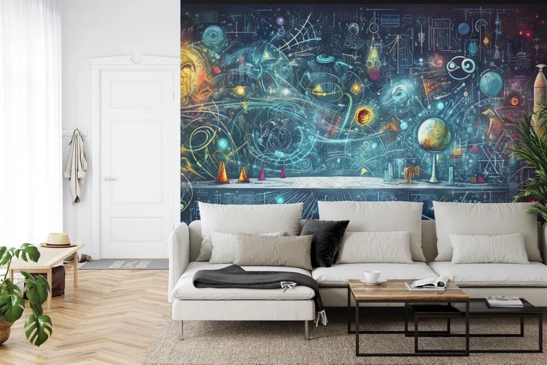 Mathematical Formulas Physics Signs Art Print