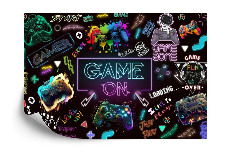 Gaming Room Wallpaper Kids Room Decor