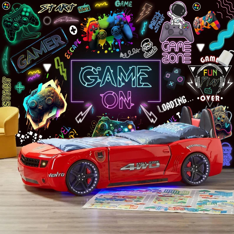 Gaming Room Wallpaper Kids Room Decor