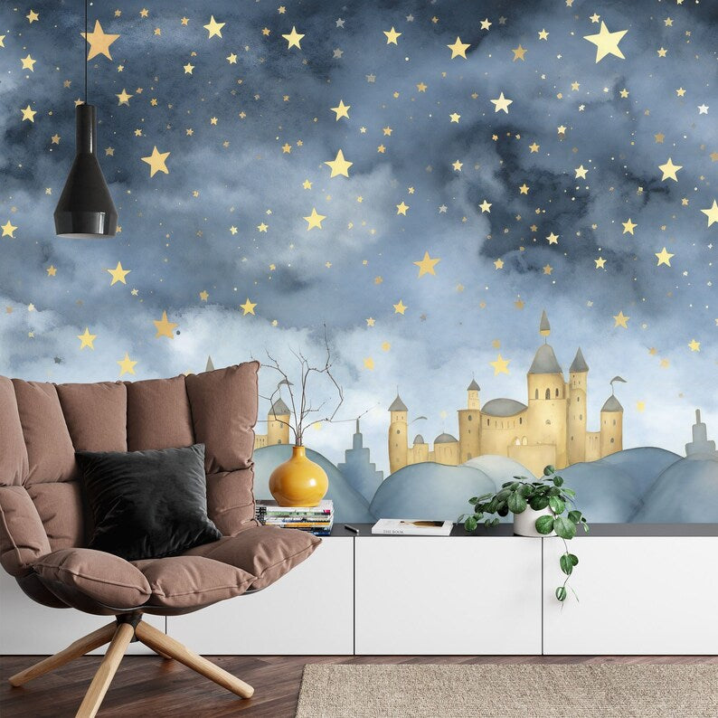 wall mural image with detailed illustration and vibrant colors perfect for stylish home or kids room decoration wall decor